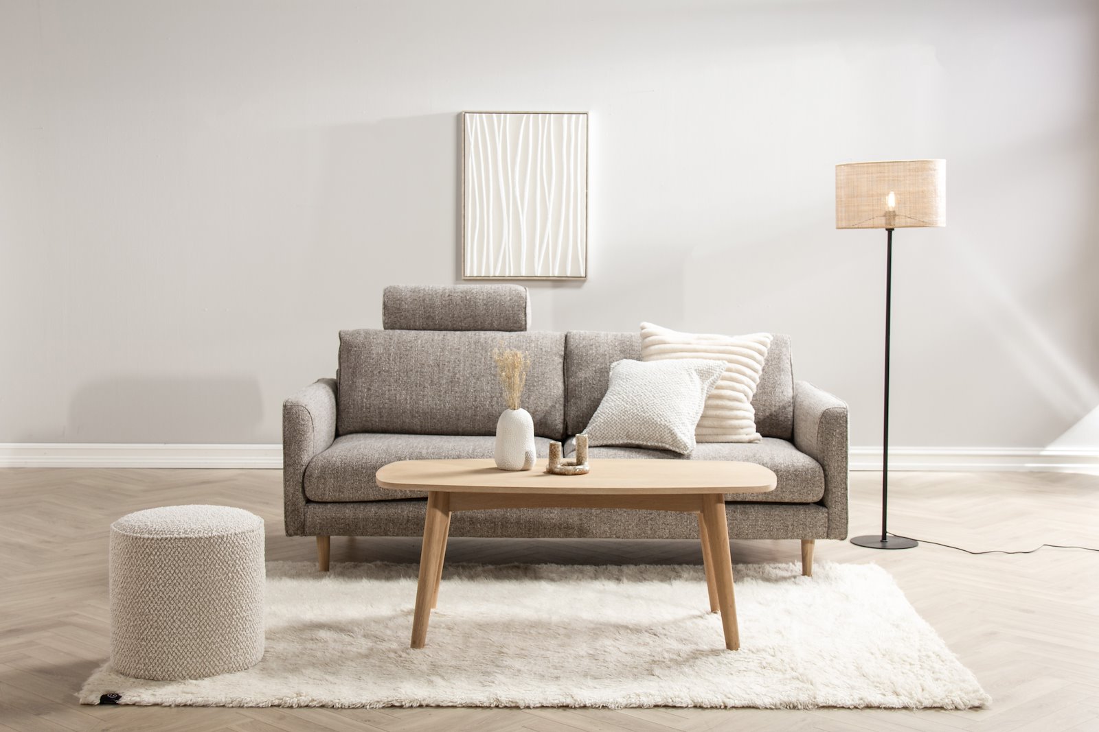 Lamar nakkestøtte Tekstil Oasis 13 Brown