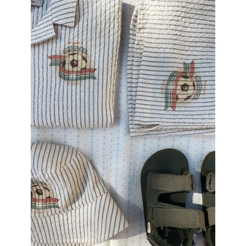 Køb Konges Sløjd Stripe Bluie Elliot Bøllehat GOTS