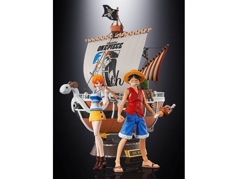 Tamashii Nations Figur One Piece Going Merry Das Schiff der Strohhutbande zum als 25th Anniversary Memorial Edition