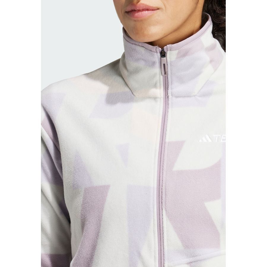 Adidas Terrex Multi Printed Full-Zip Fleece Jacket