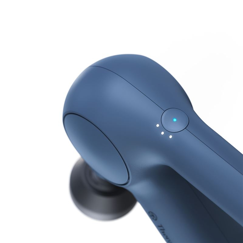 Theragun Relief Massagepistole Elektronische Muskelmassagepistole mit 3 Aufsätzen / App Funktion (TG0003968-3A40) - Blau