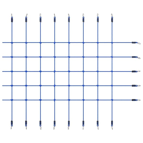 vidaXL Klatrenett 200x150 cm blå