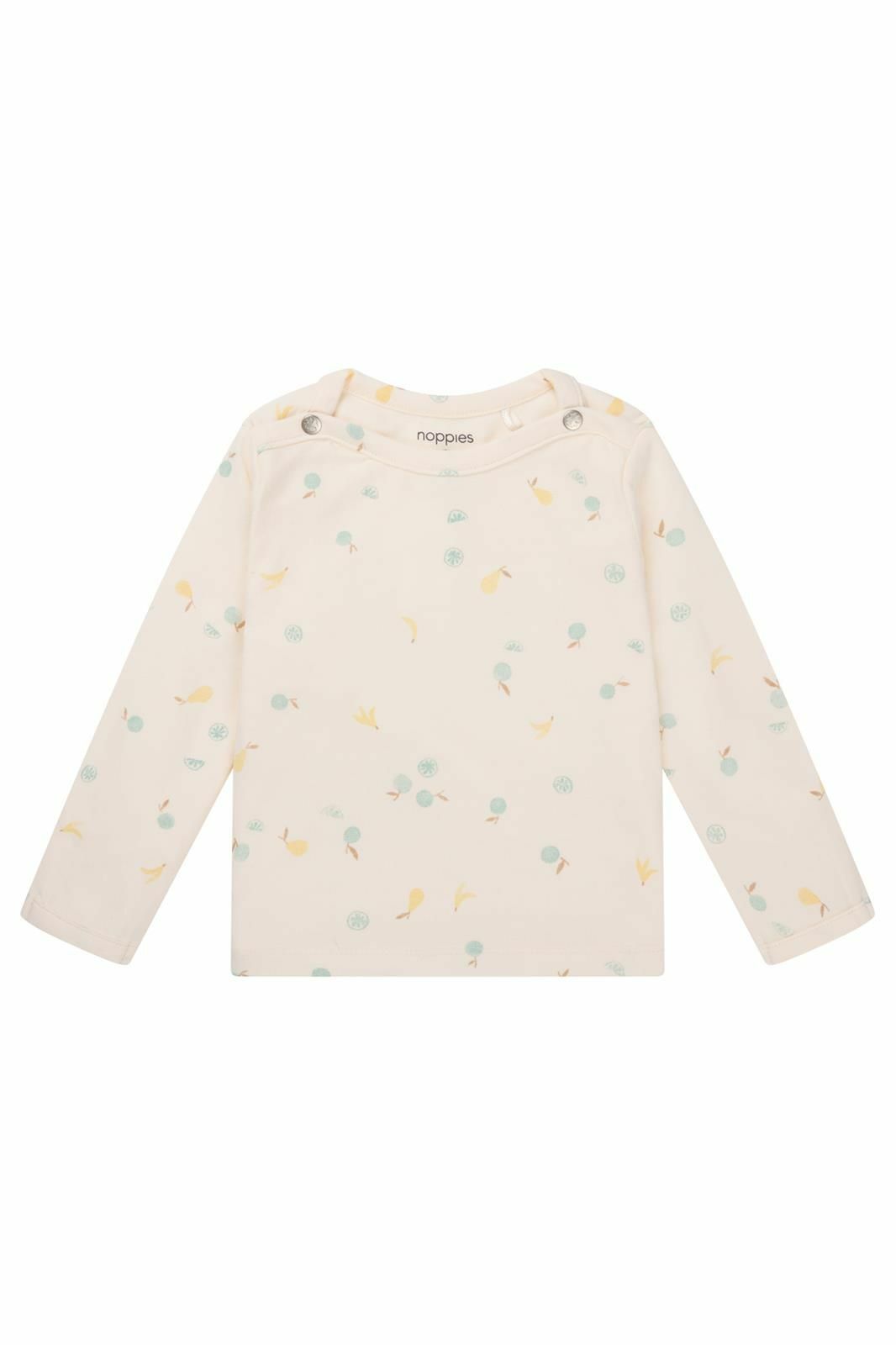 Noppies Newborn Longsleeve Oran - Fruit pattern Off white