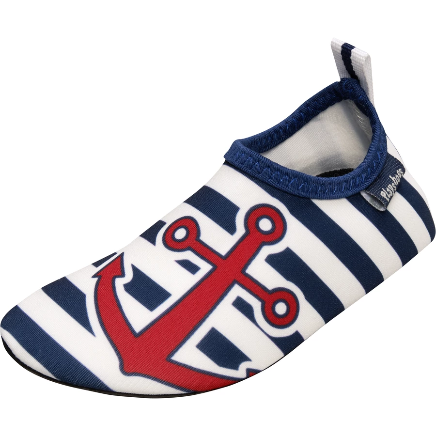 Playshoes Barfuß-Schuh marineweiß