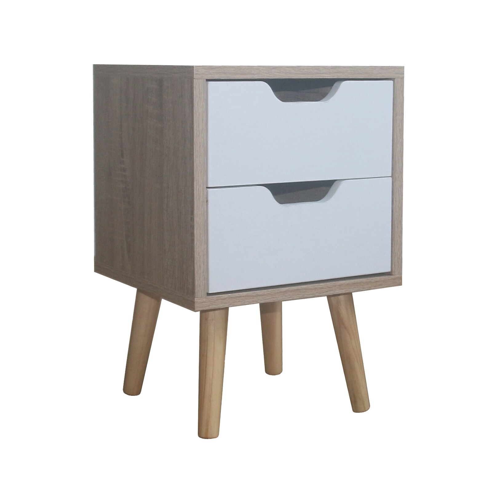 HTI-Living Nachtschrank 2 Schubladen Thekla 2945