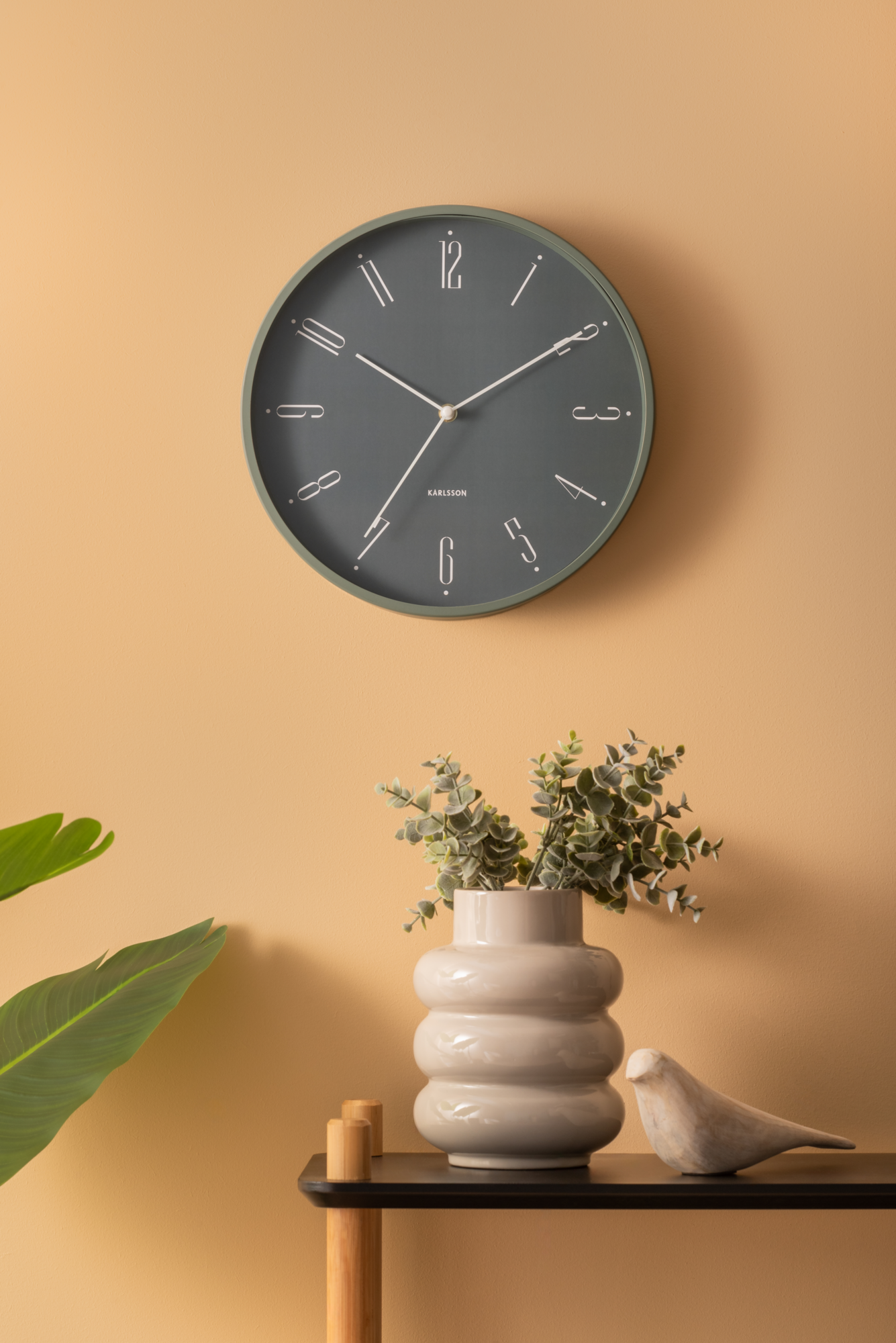 Wall clock Regal Numbers white