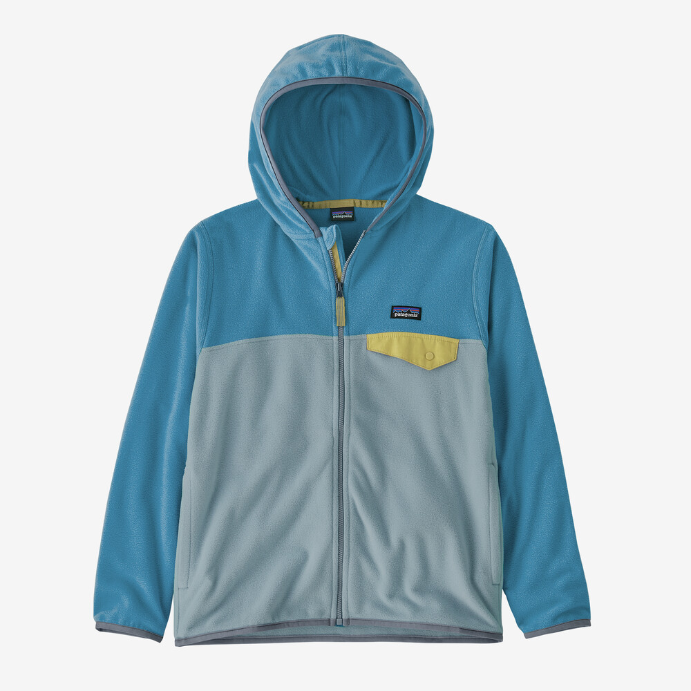 Kinder-Fleecejacke mit Mikro-D-Schnappverschluss