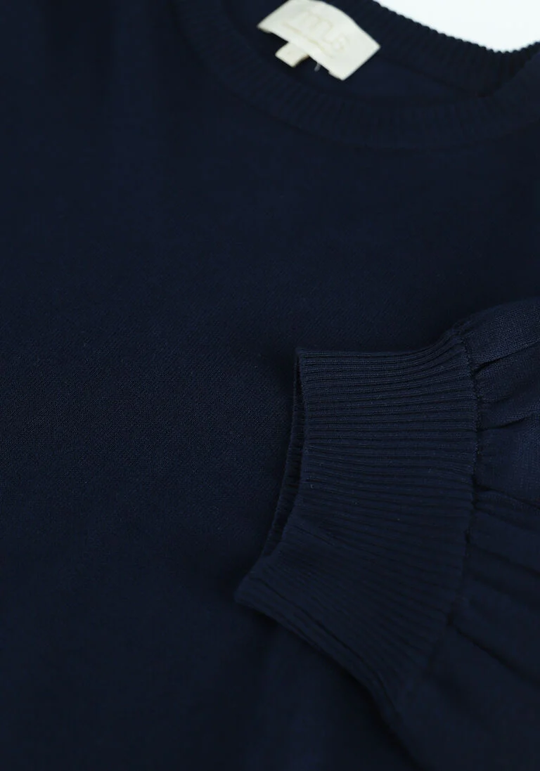 MINUS donkerblauwe minus top liva knit tee