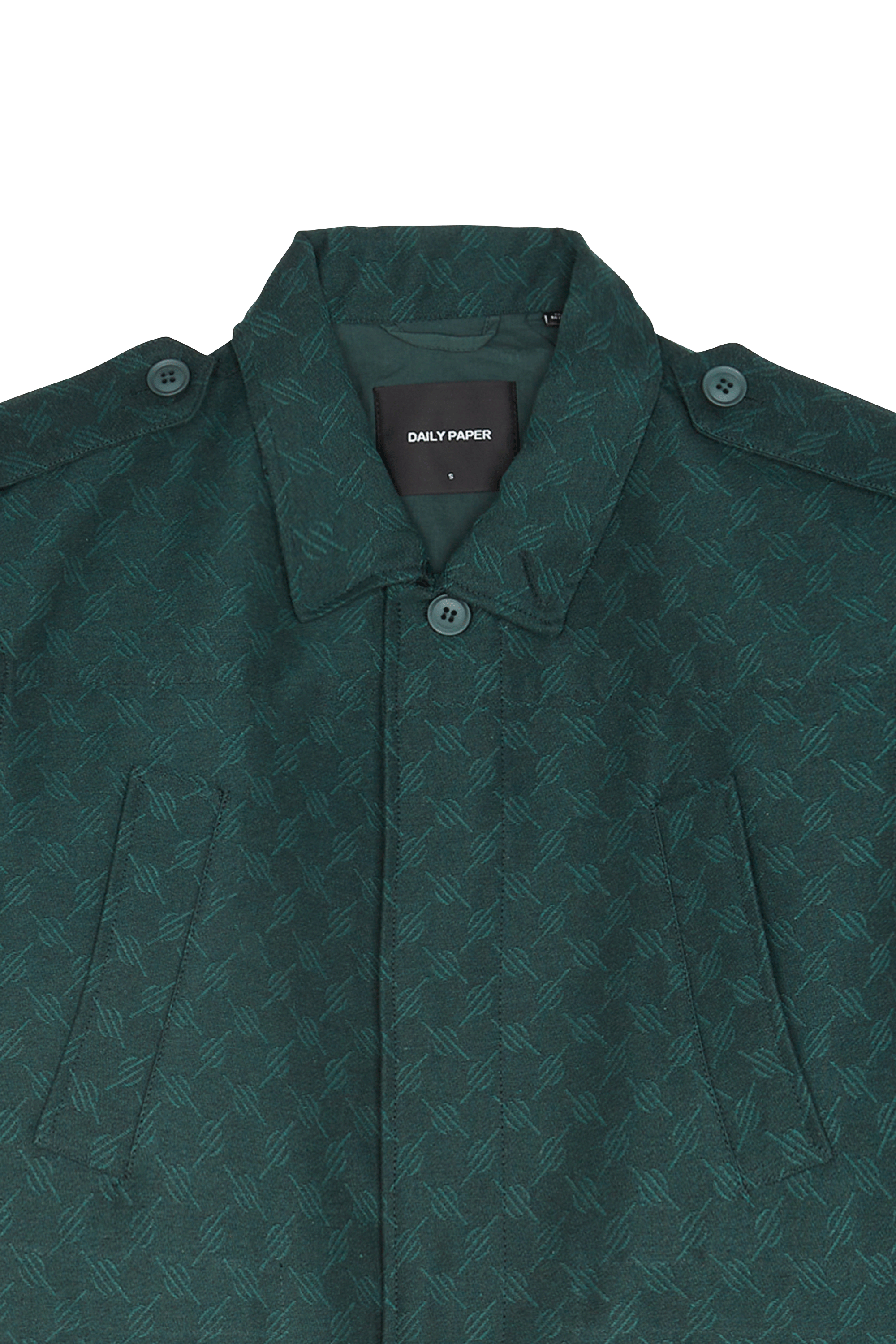 Daily Paper Veste imani monogram jacket Vert