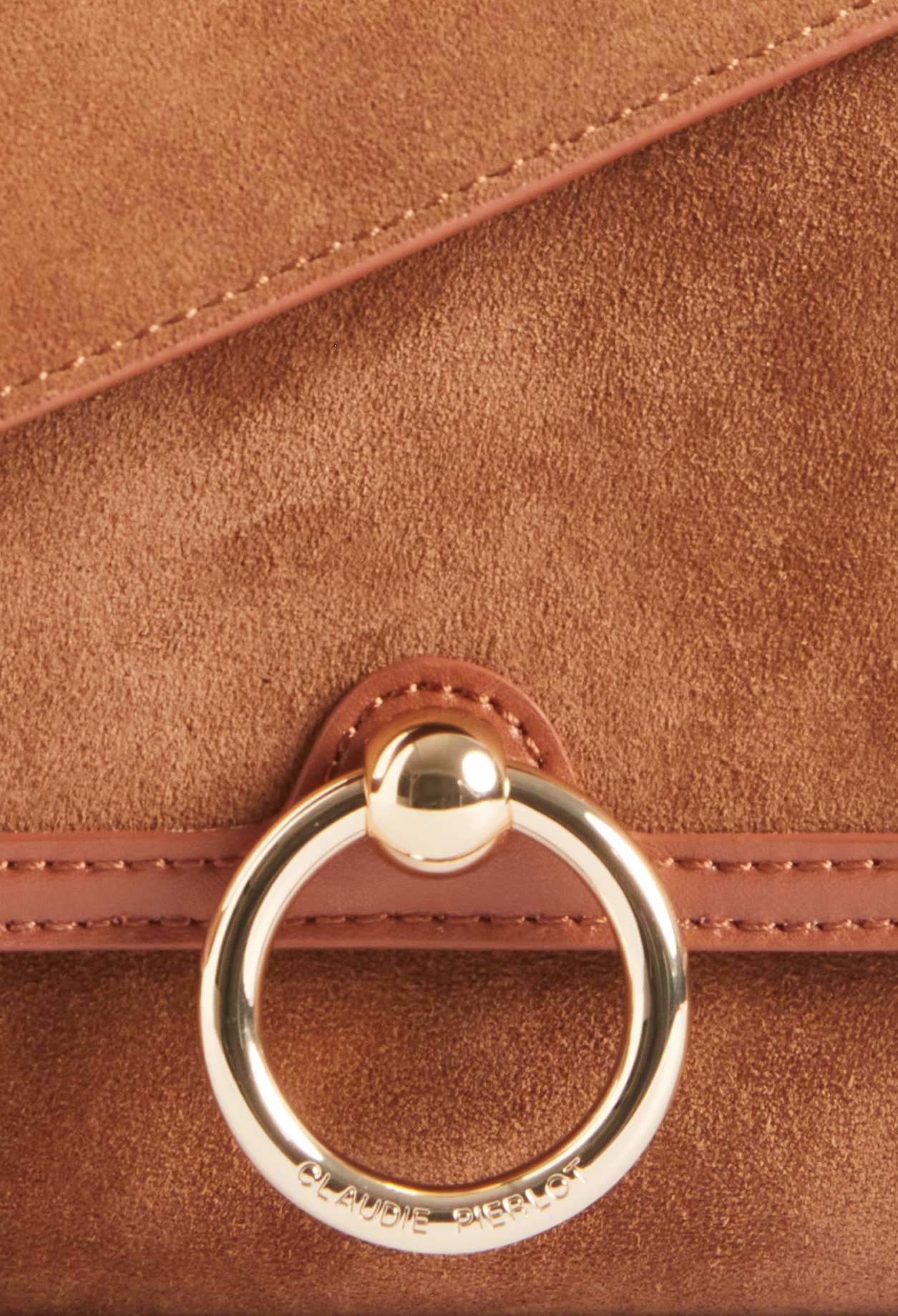 Sac Anoushka cuir su&egrave;de caramel