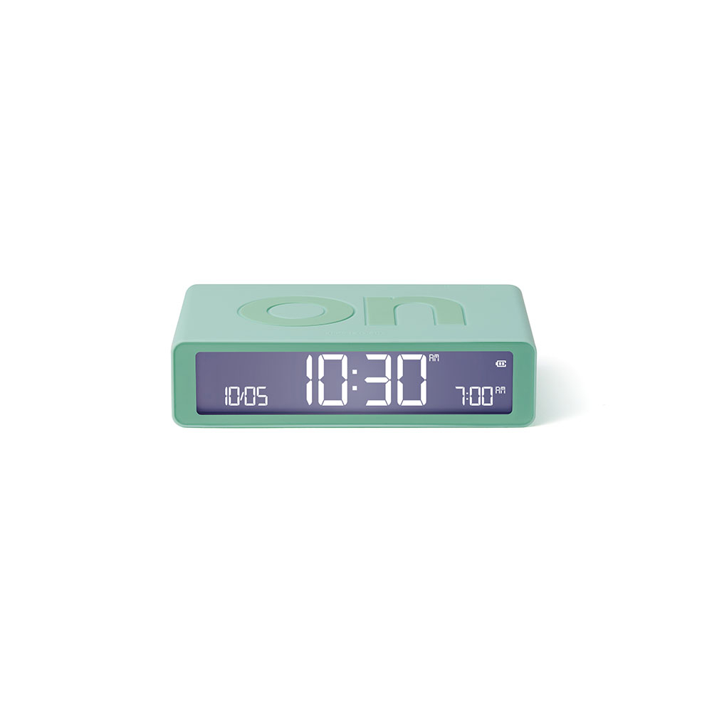 Flip Classic Digitaler Wecker Nachttisch Uhr mit LCD Display (LEX-LR157M1) - Mint