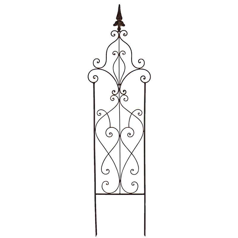 Treillage jardin fer arabesque 34x125cm