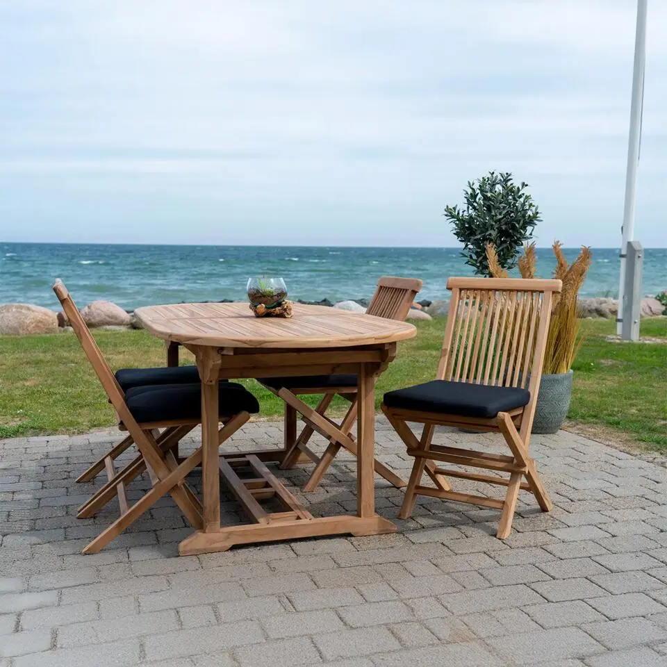 Artichok Seff Uitschuifbare Tuin Tafel Naturel - 180 - 240 x 90 cm