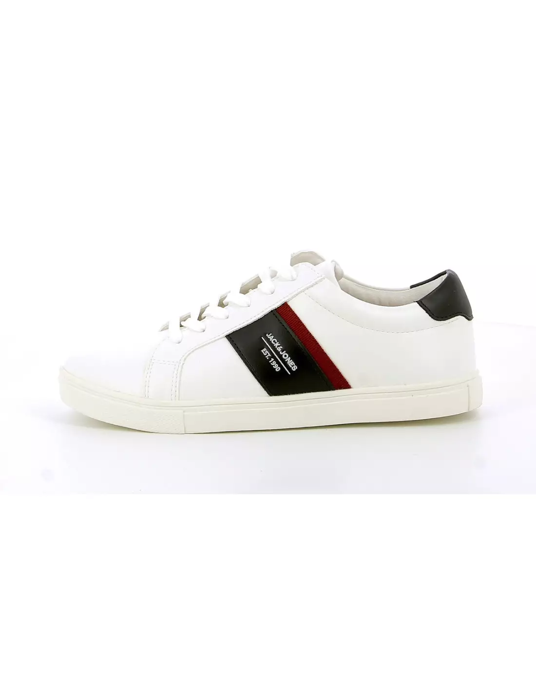 JACK & JONES JFWBANJO - Baskets Whitenavyblazerreddal