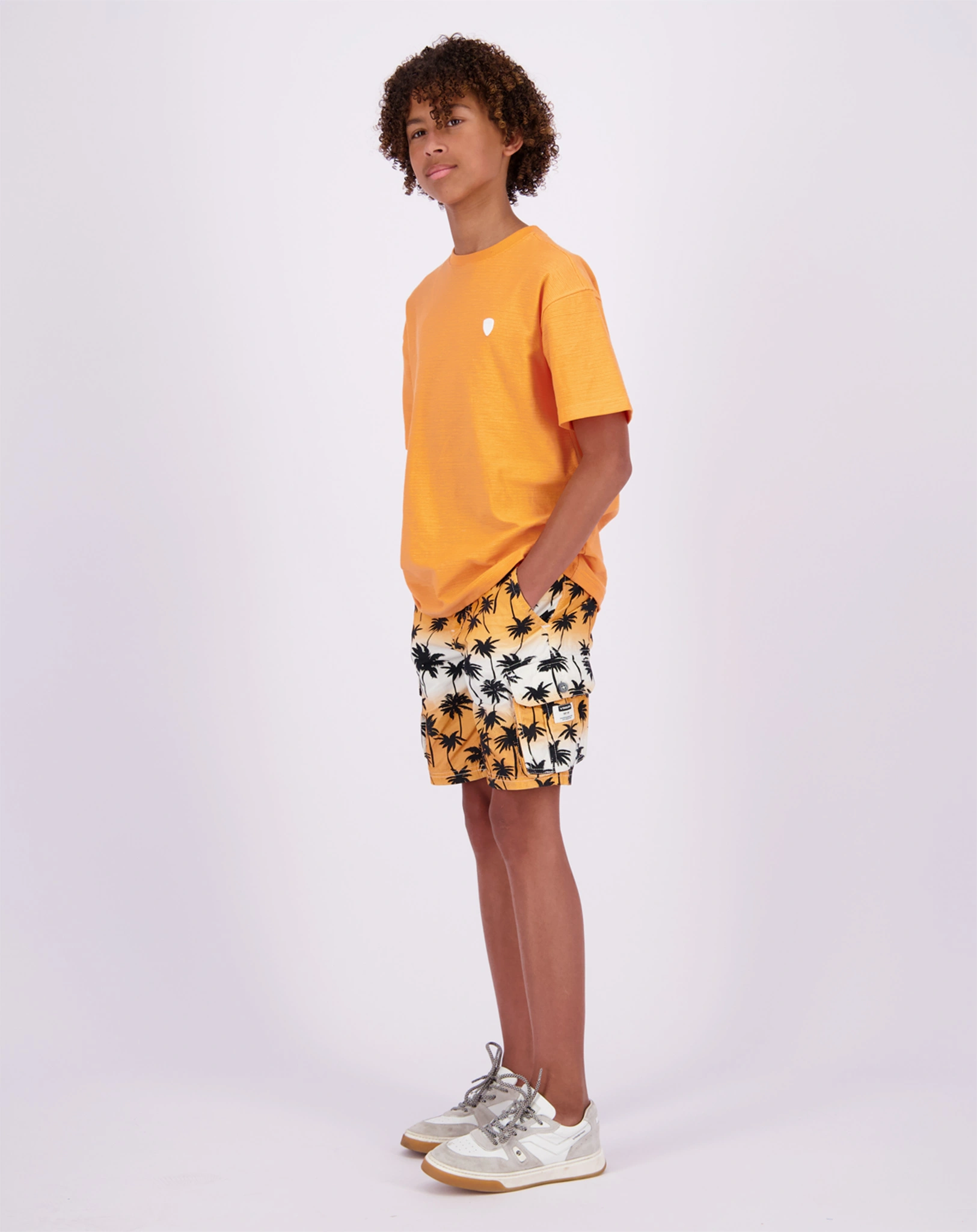 T-Shirt HINJEK in soda orange
