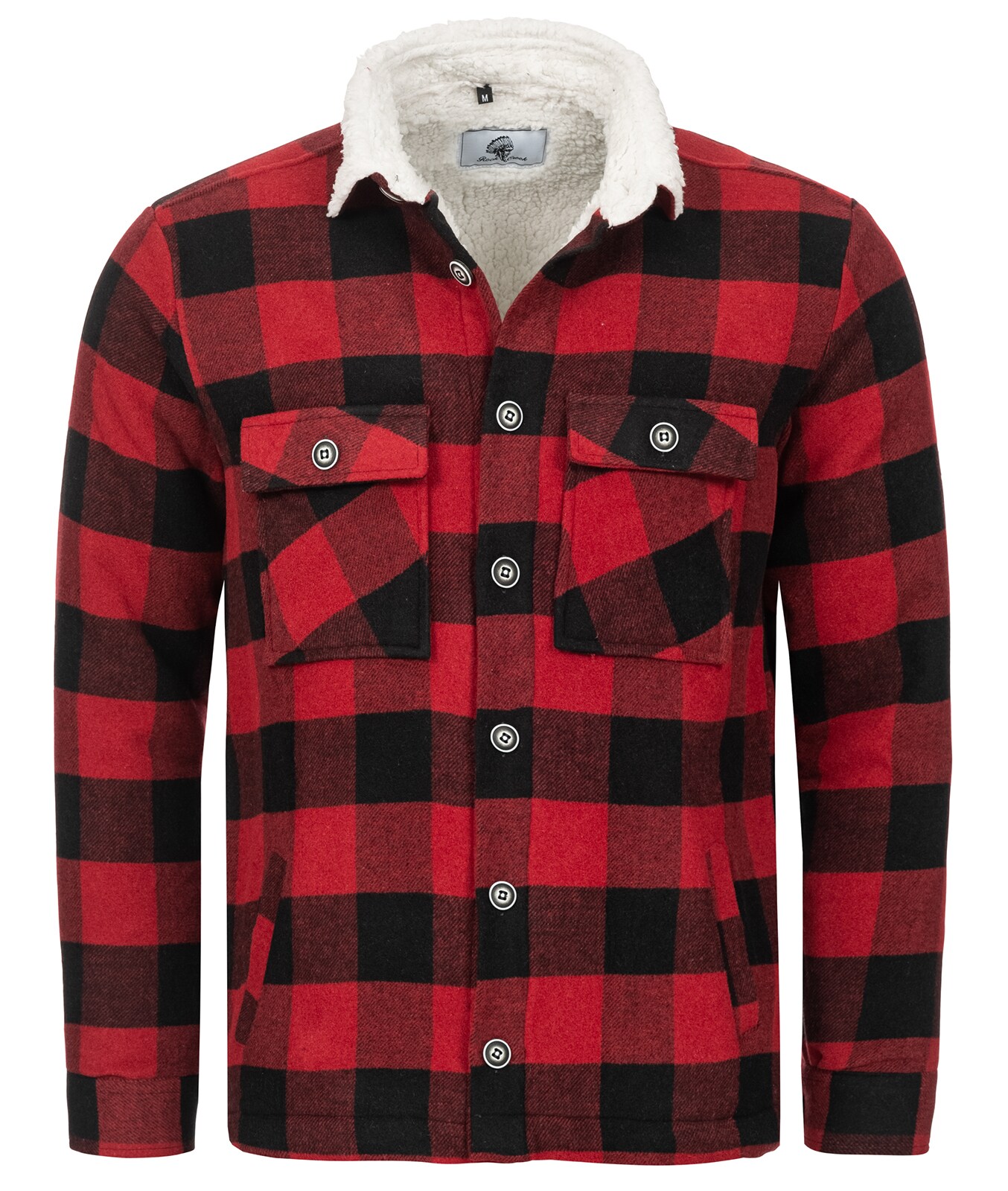 Rock Creek Winterjacke Kariert Regular Fit