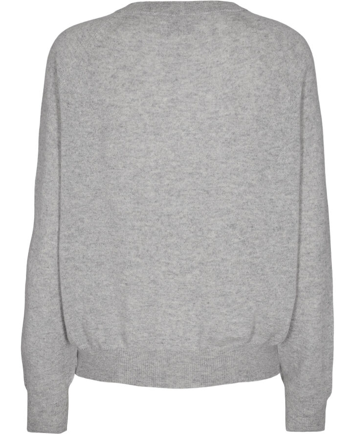 Magasin du Nord Collection Mabel 2 - 100% Cashmere Light grey melange