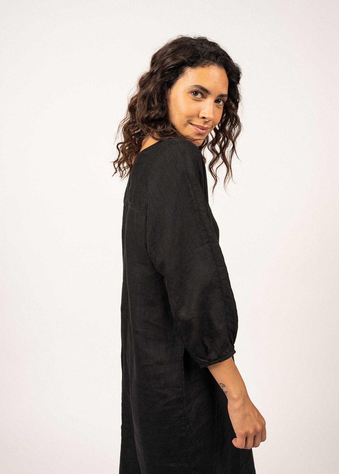 Robe longue en lin Revelyne