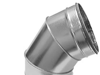 bøj. Ø630 60 gr. - BF-630-60 nippel/nippel falset galvaniseret