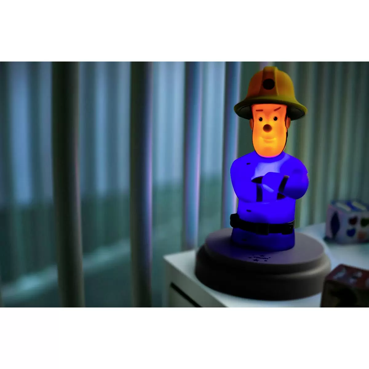 Baby LED Nachtlicht Fireman ALECTO blau,weiss