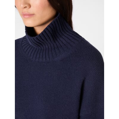 Damenpullover Oversized, Navy