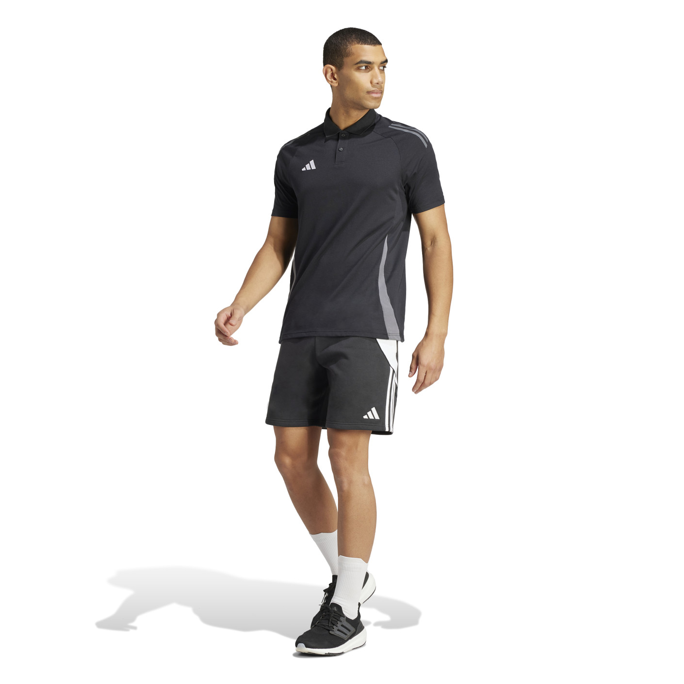 Adidas Tiro 24 Sweat Broekje Zwart Wit