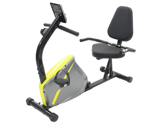 VIDAXL - Vélo d'appartement magnétique couché avec mesure du pouls