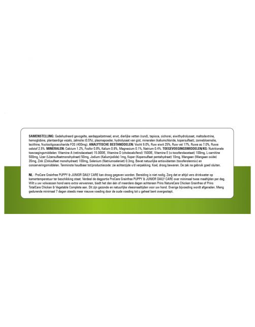 Prins Procare Puppy&Junior Dailycare - Hondenvoer