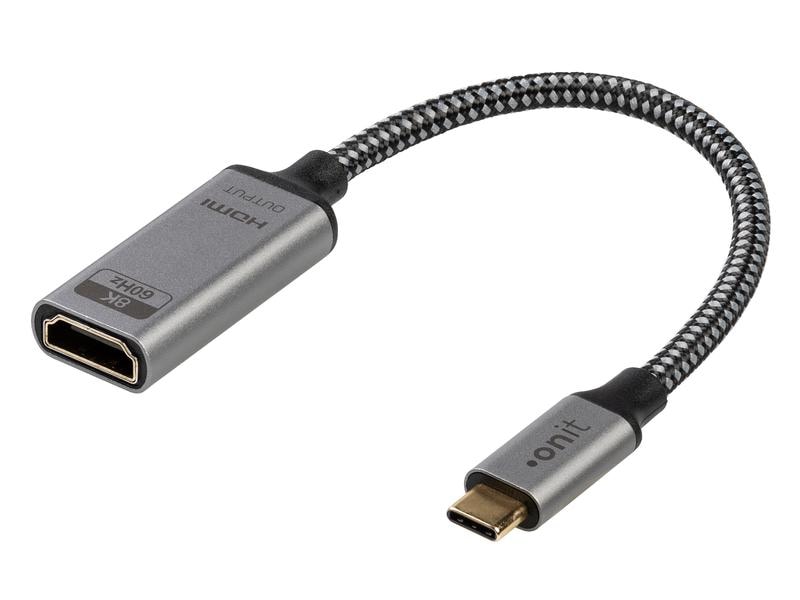 onit Adapter USB Type-C - HDMI Videoadapterkabel USB-C auf HDMI