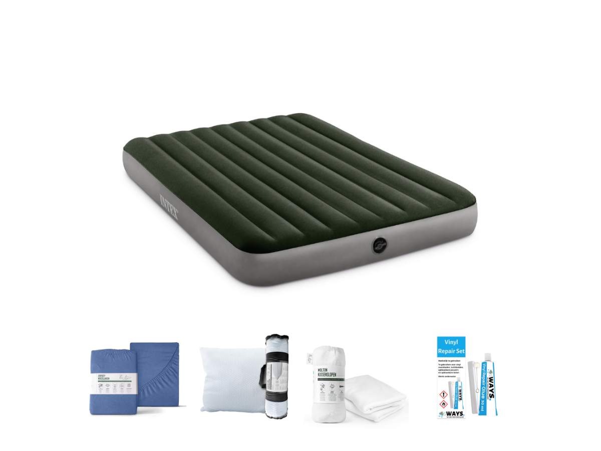 Intex Prestige Downy 203 x 152 cm Luchtbedset - 5-delig