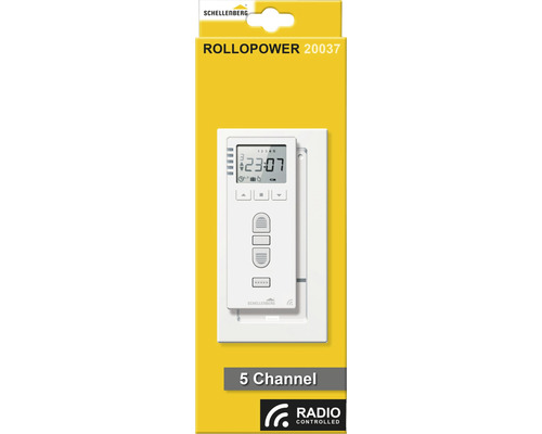 Radiogestuurde tijdschakelaar PREMIUM Schellenberg 20037