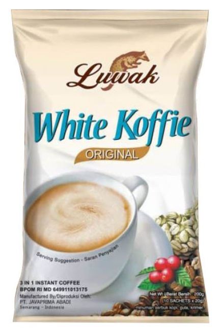 Luwak Witte Koffie Origineel 10x20g