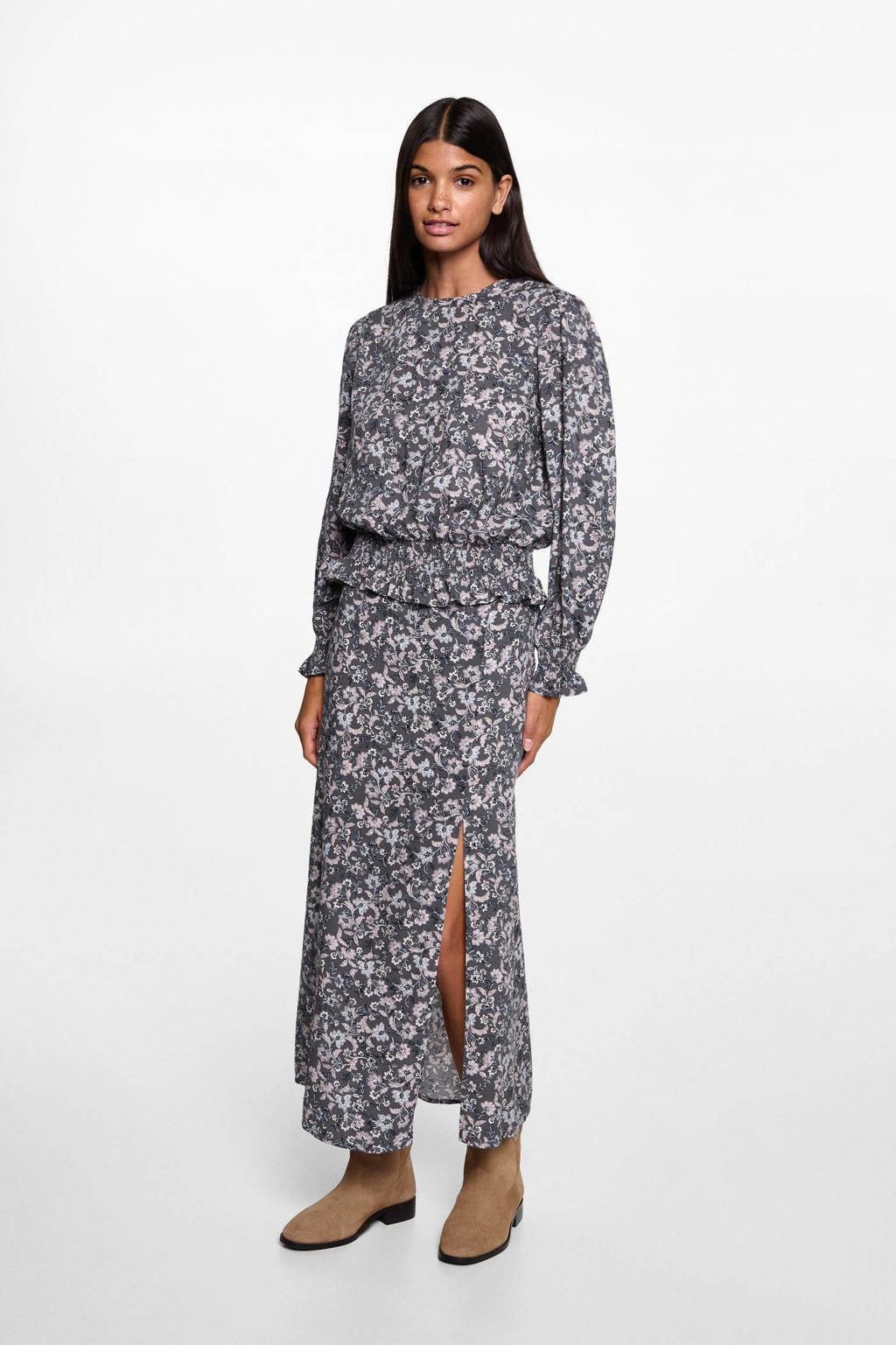 MANGO TEEN blousetop antraciet