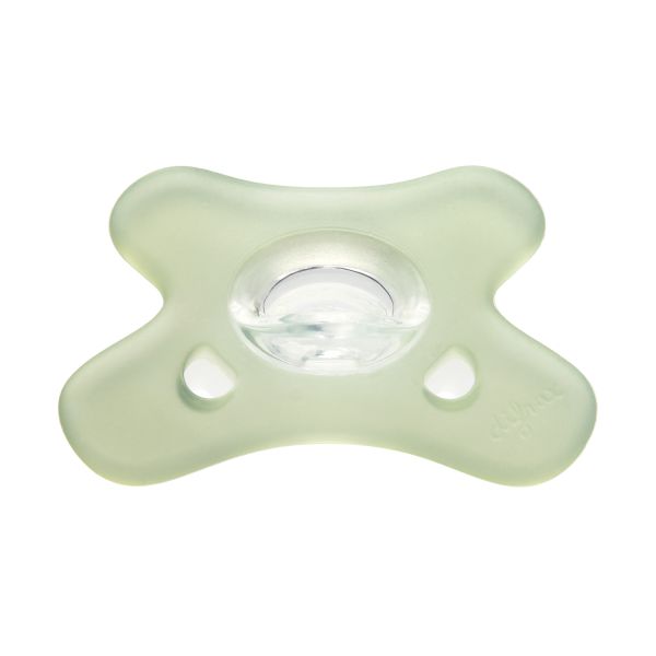 Difrax Fopspeen - Rond - 2 Stuks - 6-12 Mnd - Stone/Sage