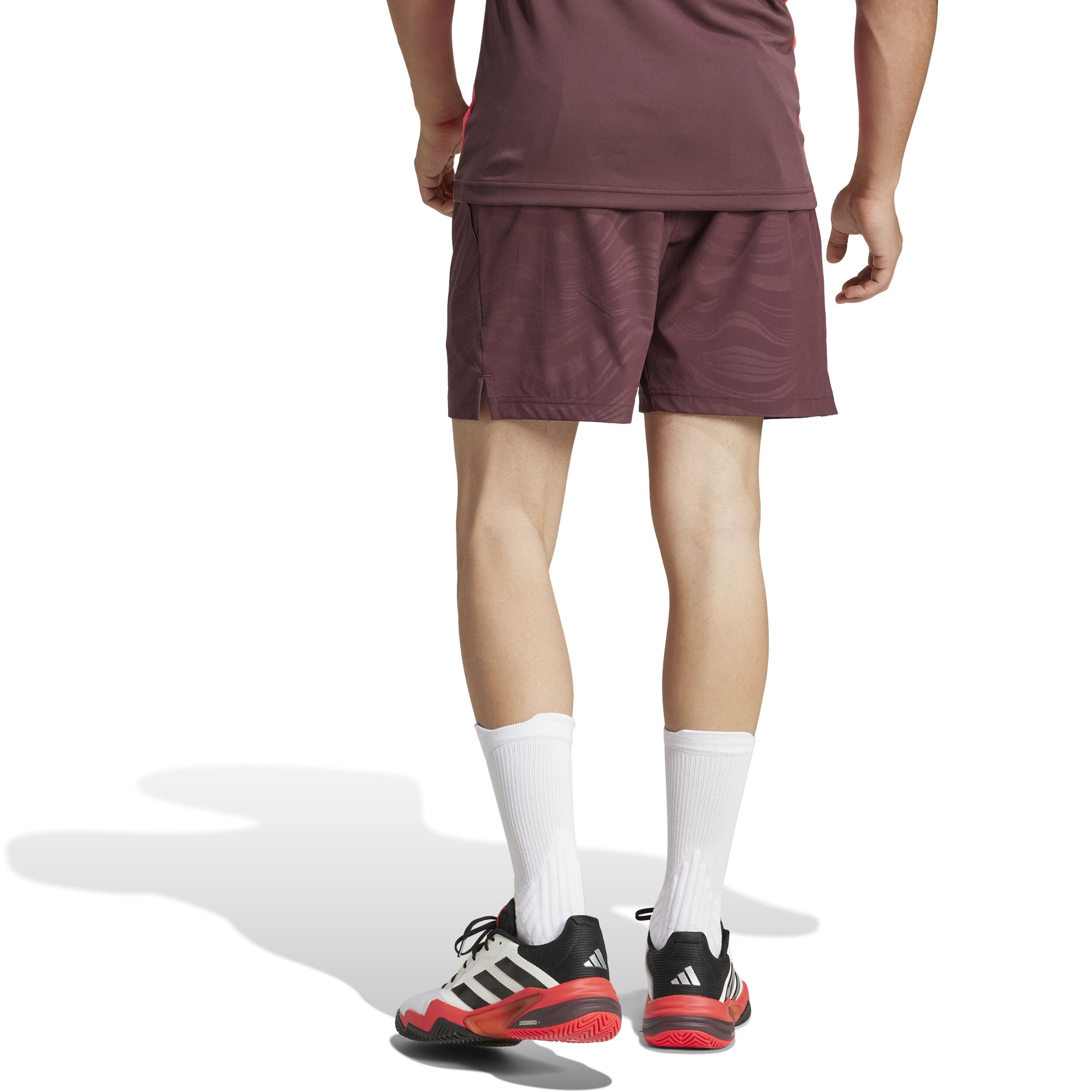 adidas Ergos Pro 7in Shorts Hommes - Rouge Foncé