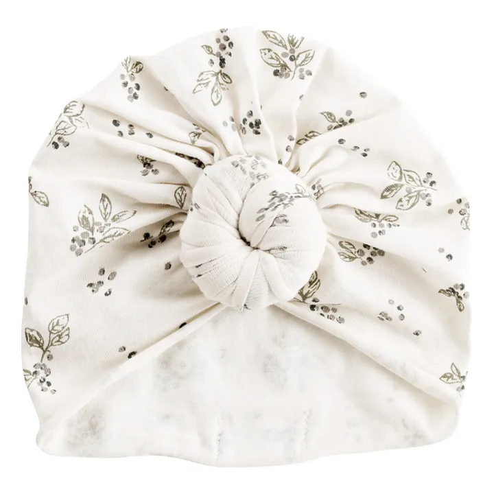 Bonjour Little Bonnet turban Beanie Sloeberry | Ecru
