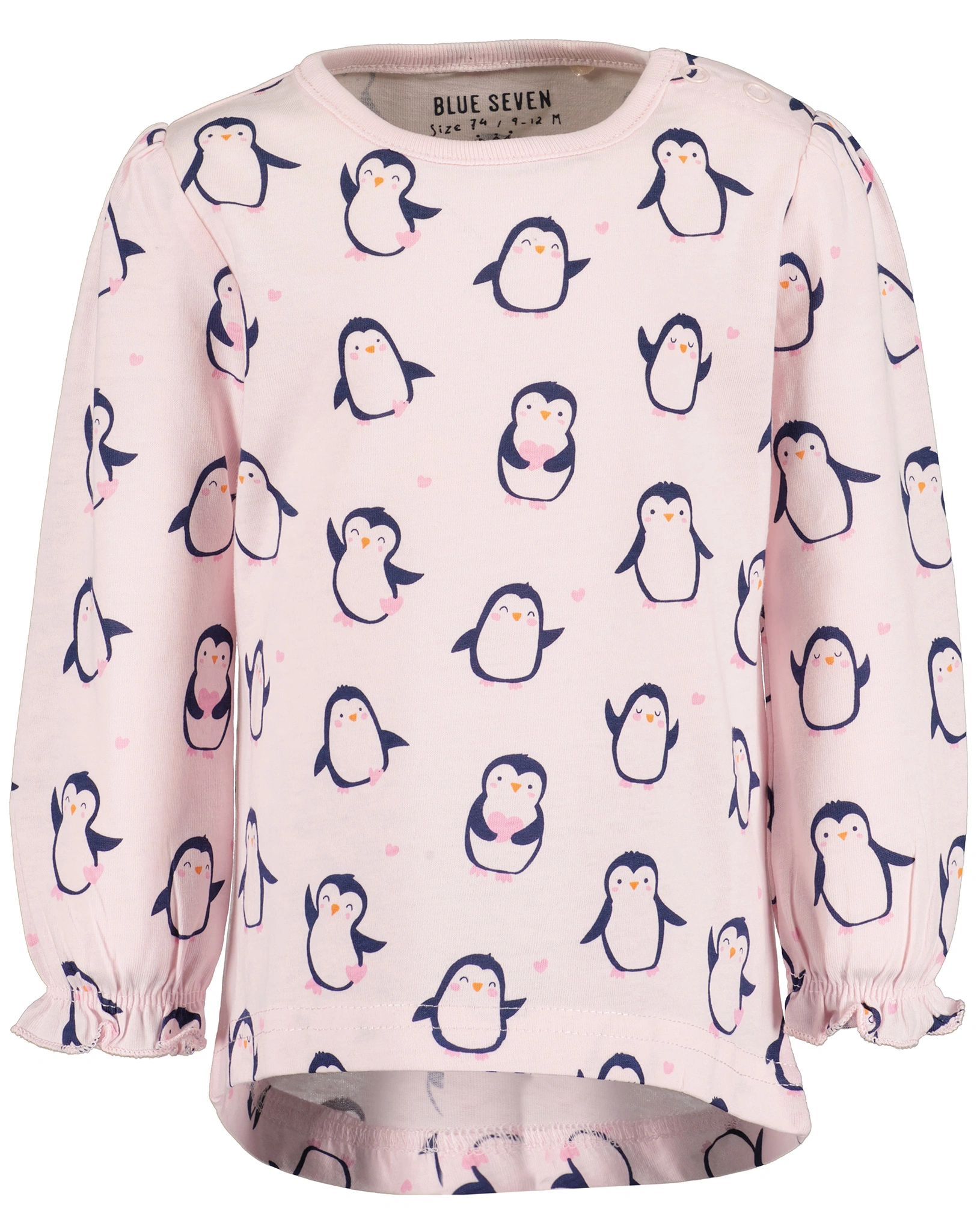 Langarmshirt PENGUIN LOVE in rosa