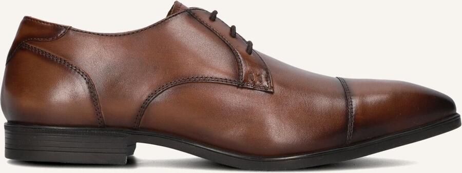 STEFANO LAURAN Nette Schoenen Heren Veter Maat: 43 5 Materiaal: Leer Kleur: Bruin
