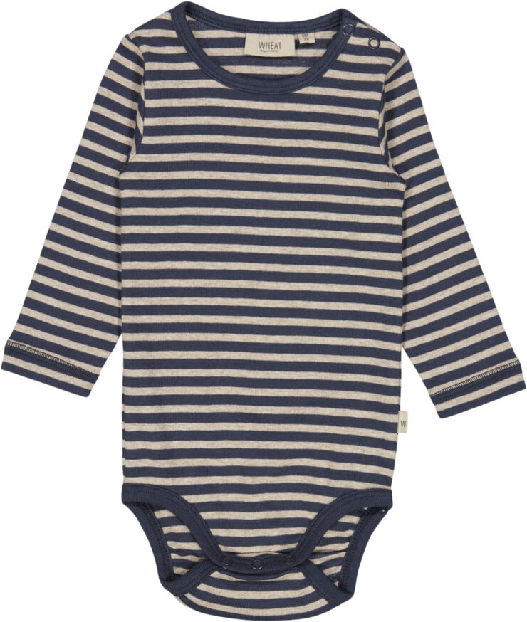 Wheat Stribet Basis Body Sea storm stripe