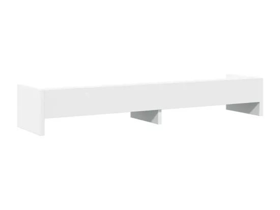 Support de moniteur blanc 100x24x16 cm bois d'ingénierie