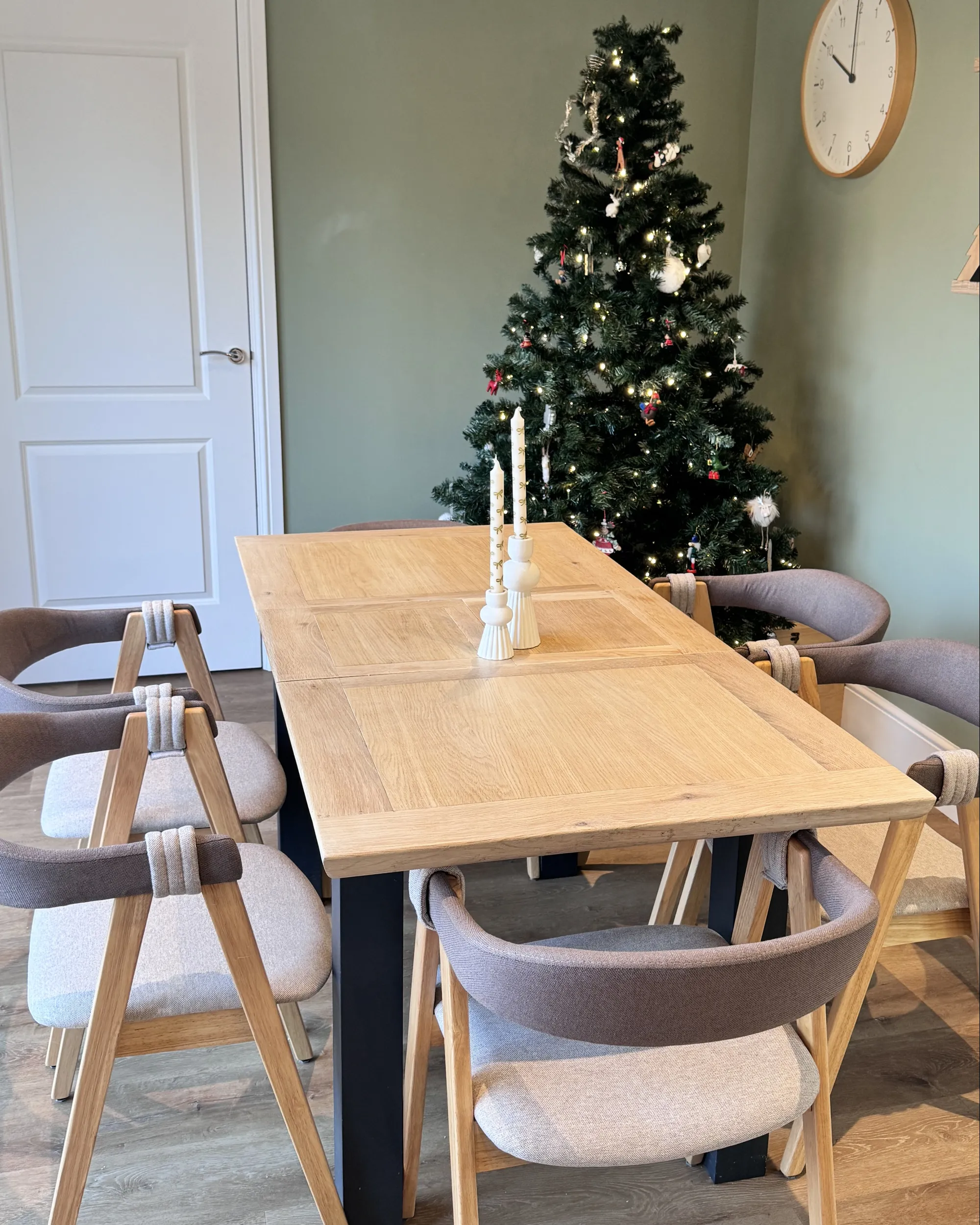 Set van 2 eetkamerstoelen DAY Lichtbruin/taupe