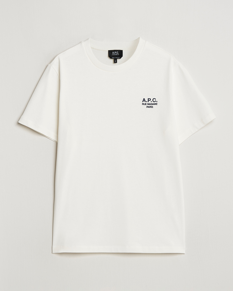 A.P.C. Rue Madame T-Shirt White/Dark Navy