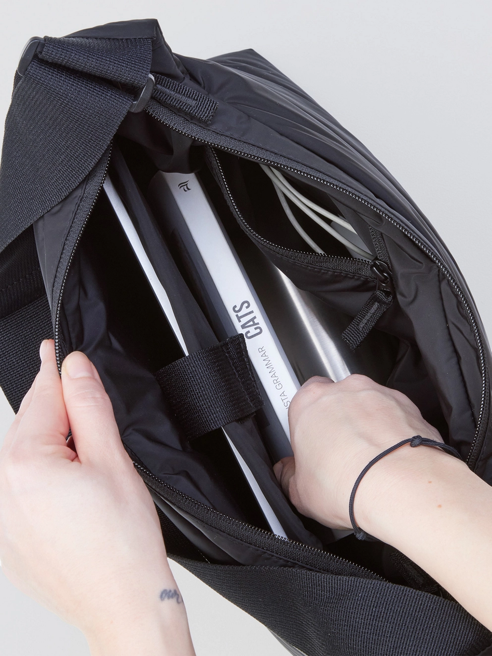 Got Bag Puffer Square Large Monochrome Bag black