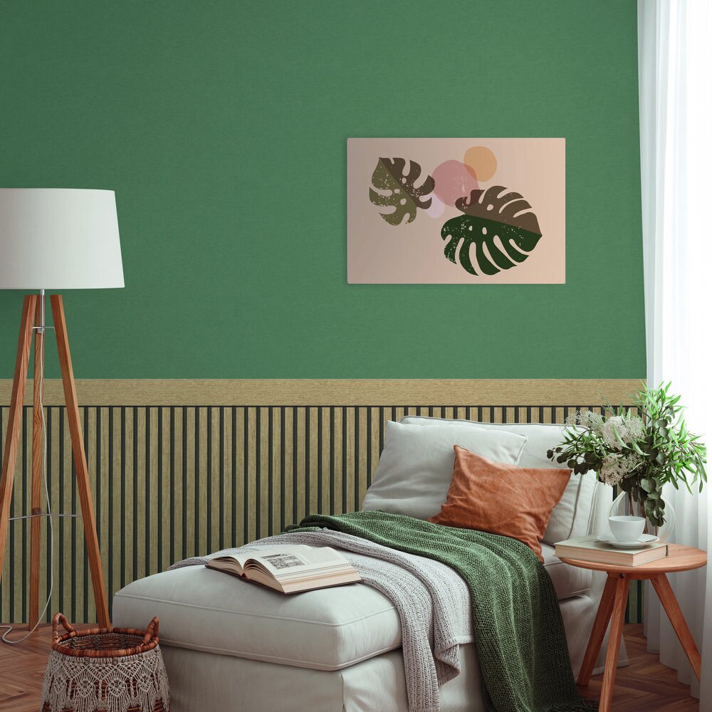 A.S. Creation Vliestapete - beige - Holzpaneele - 5 Meter