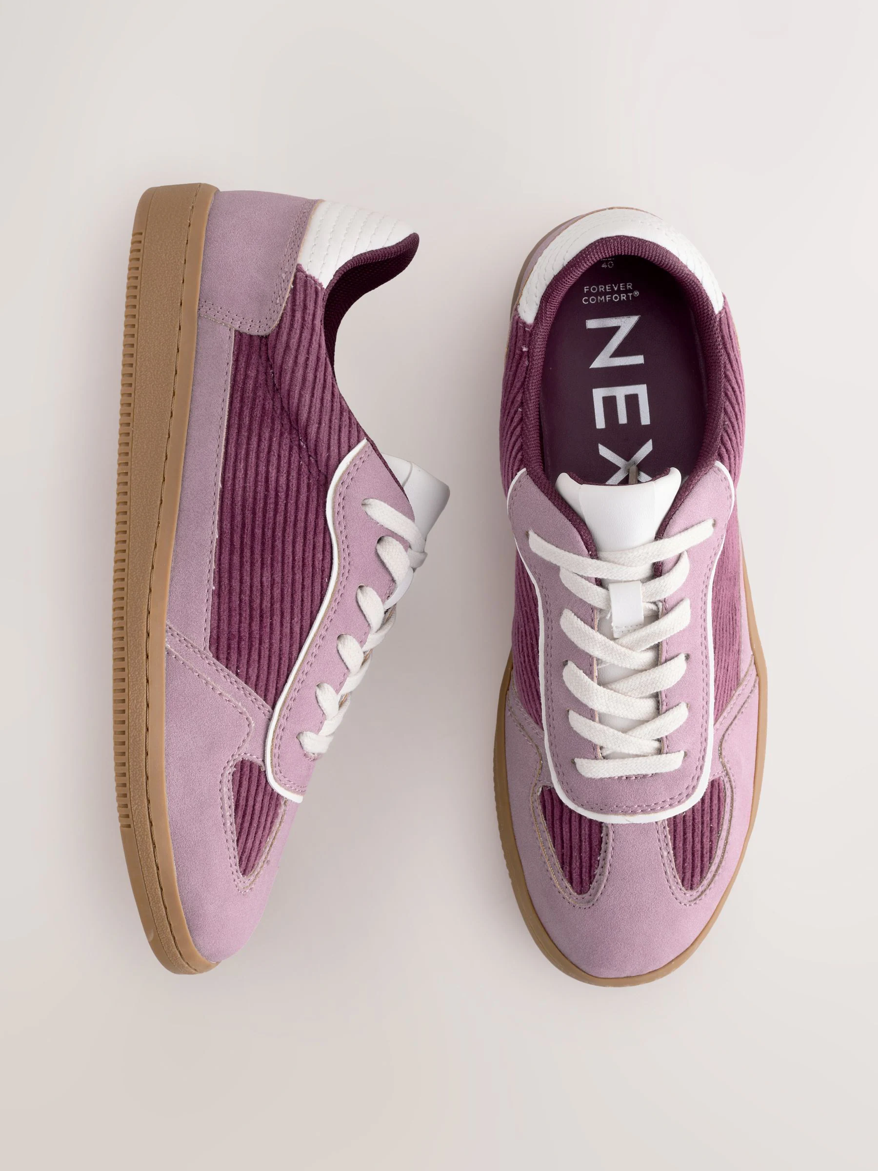 Roze corduroy - Forever Comfort® vetersneakers