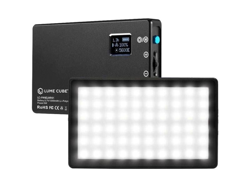 LUME CUBE Panel Mini mit DSLR-Mount Kompakte zweifarbige LED-Leuchte