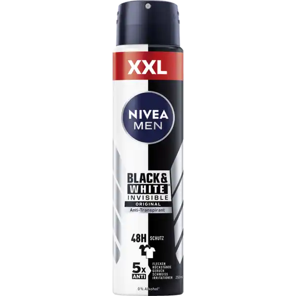 Anti-Transpirant Spray Black & White Invisible Original