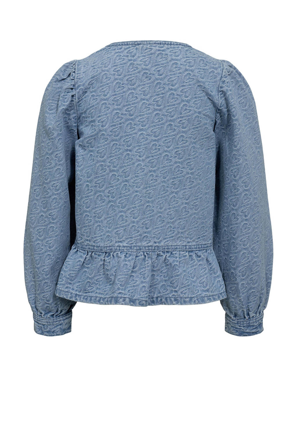Sofie Schnoor top met hartjes blauw