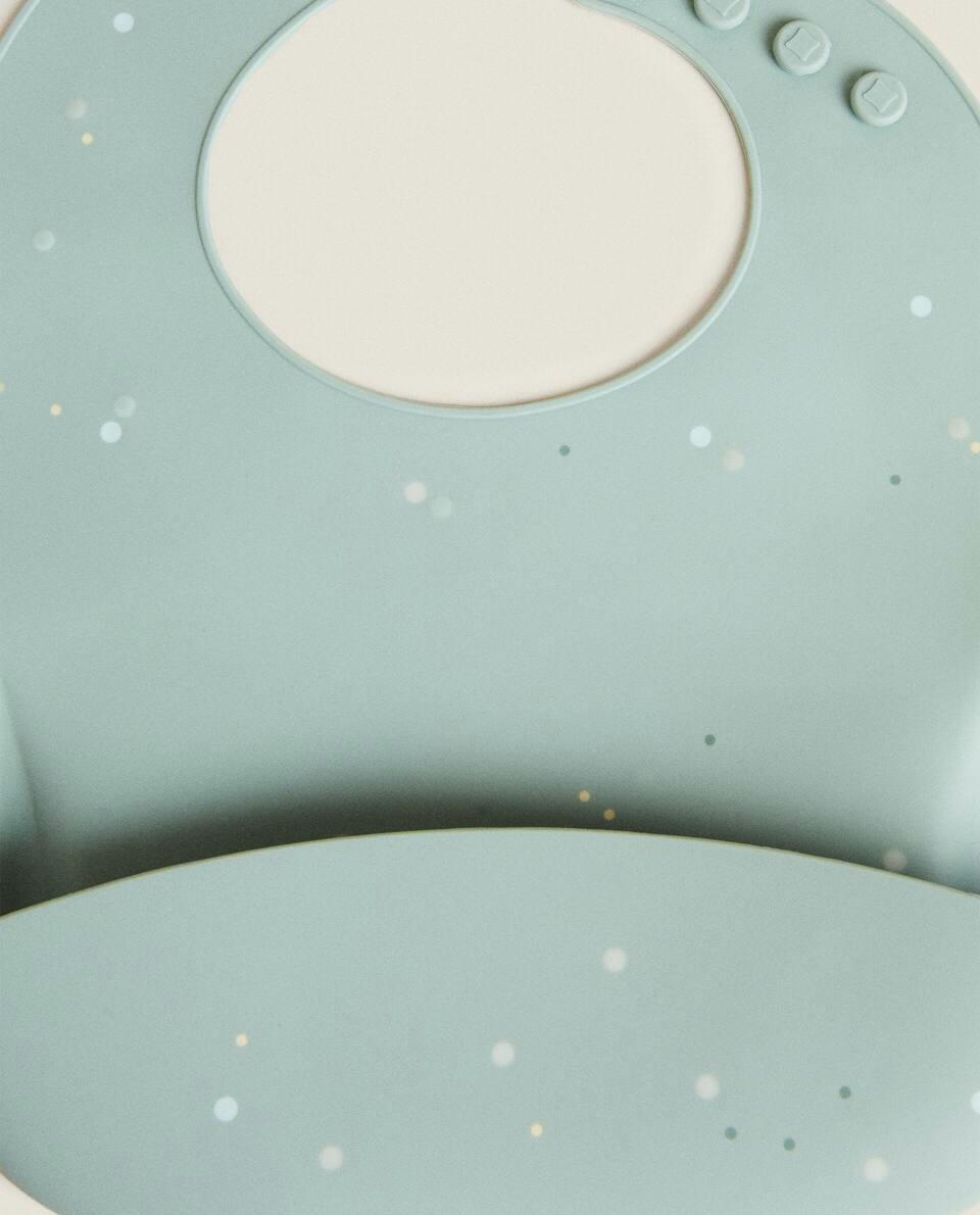 BABADOR DE SILICONE COM BOLINHAS