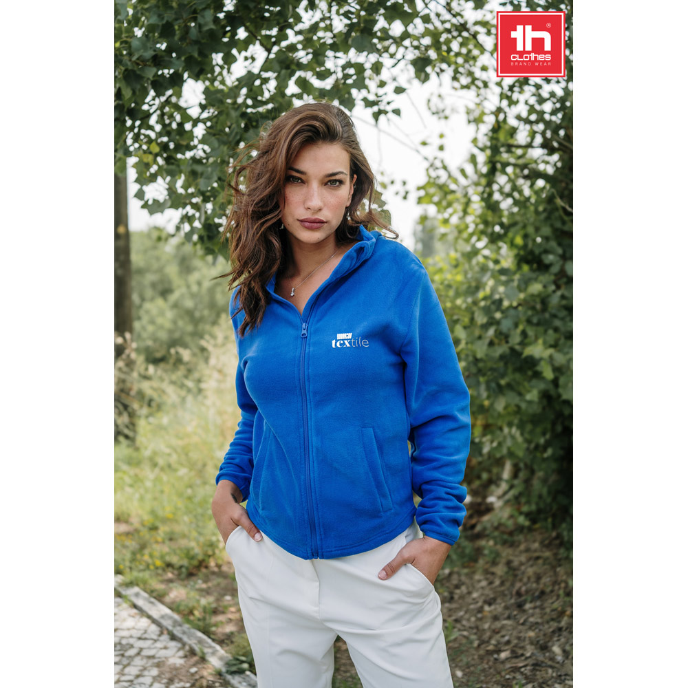 TH Clothes 30165 - Veste polaire ceinturée en polyester pour femme